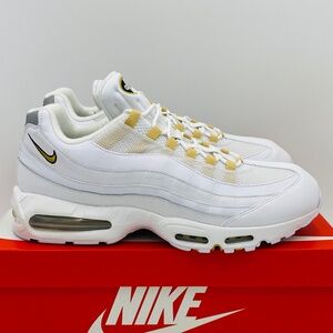 NIKE AIR MAX 95 OG BIG BUBBLE "White/Metallic Gold" - Size 16 - #IB1667-101